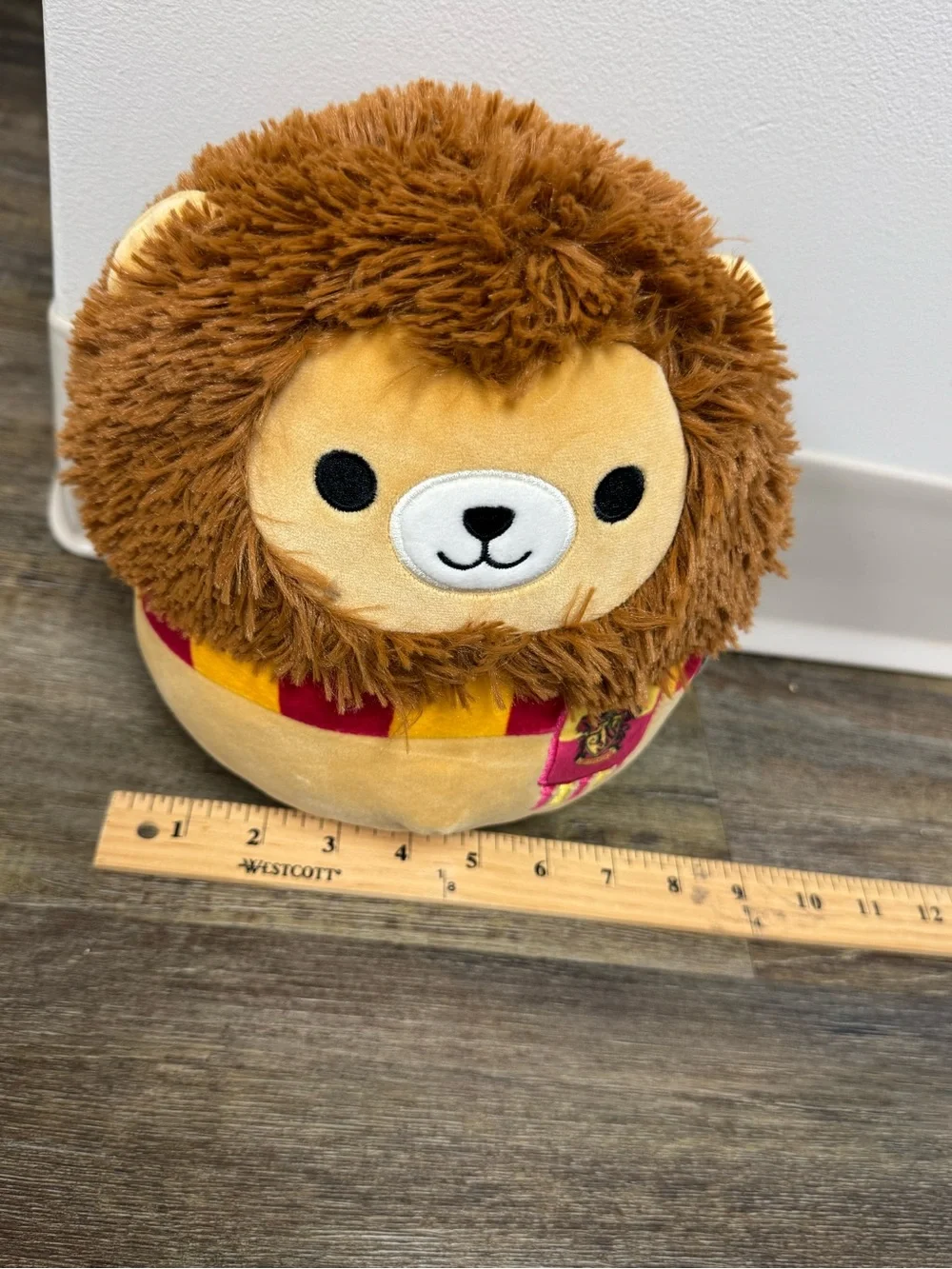 Kellytoy Squishmallows Gryffindor Lion Plush - Brown, Gold, Red with Tag